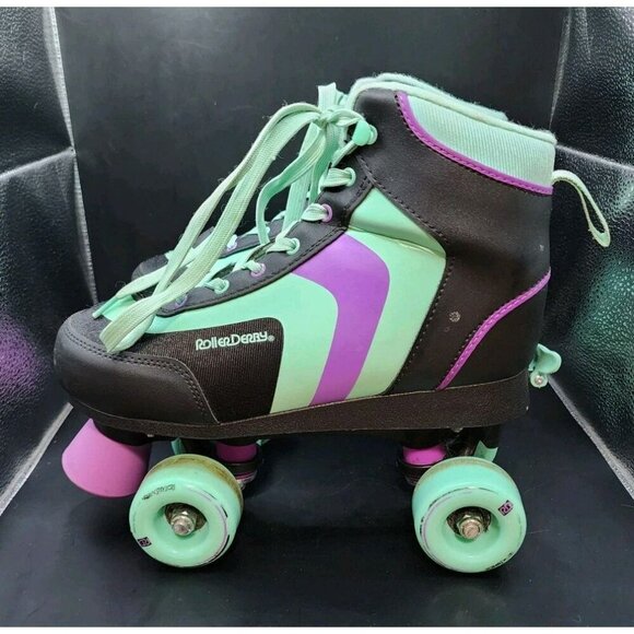 Roller Derby Roller Star Girls Roller Skates Size Youth Adjustable 3-6 - Picture 3 of 9